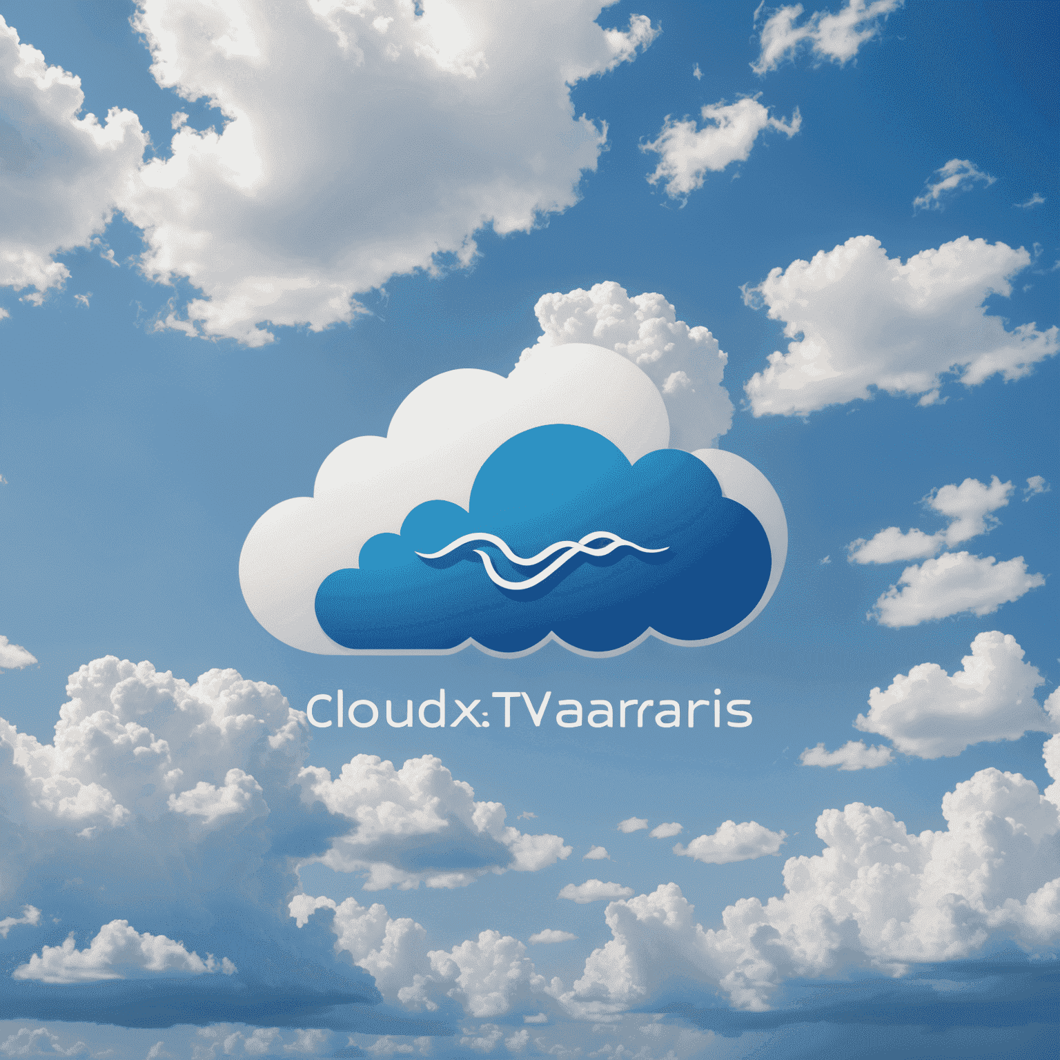 CloudXelvaris logo - Imagem estilizada de uma nuvem com o nome da empresa