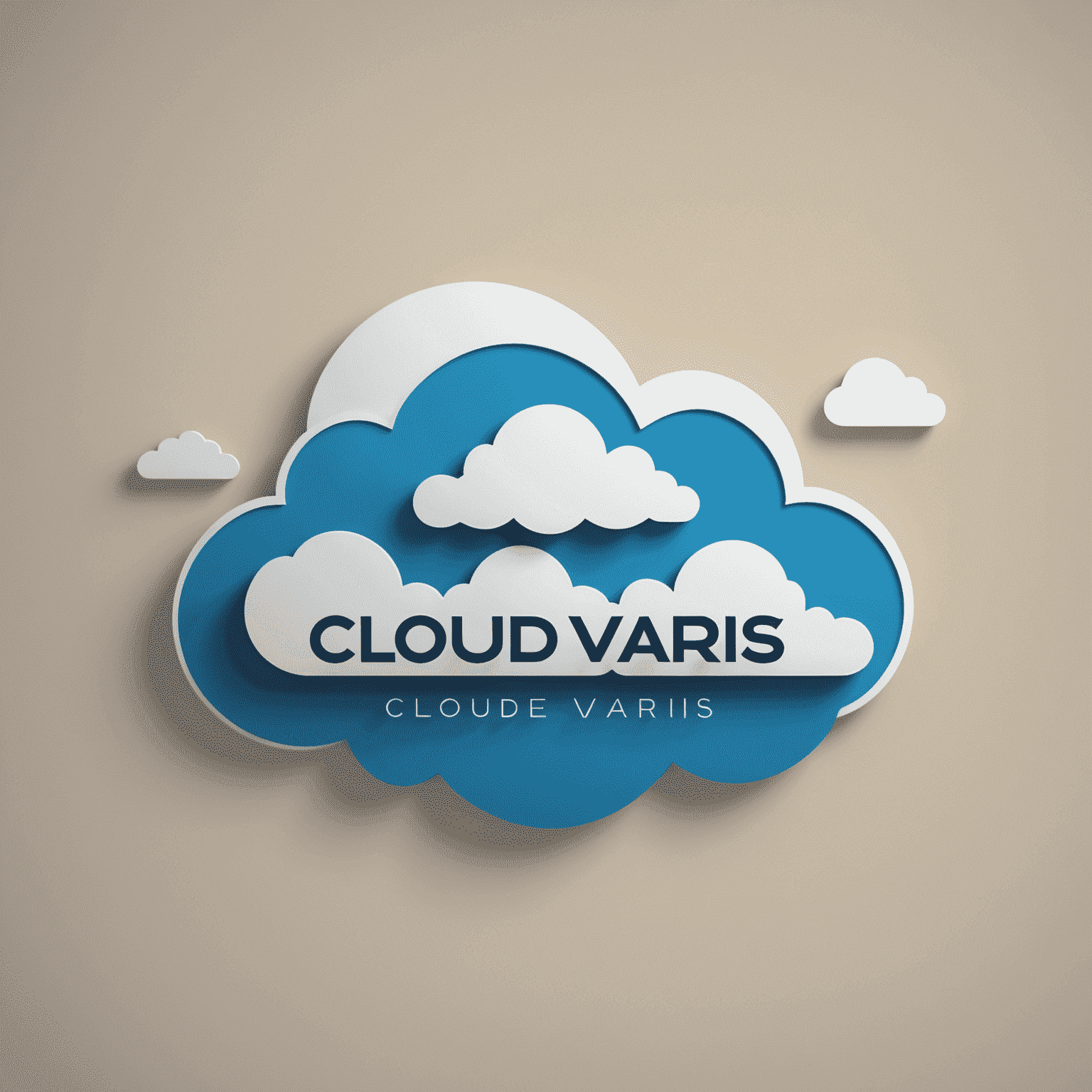 CloudXelvaris logo - Imagem estilizada de uma nuvem com o nome da empresa