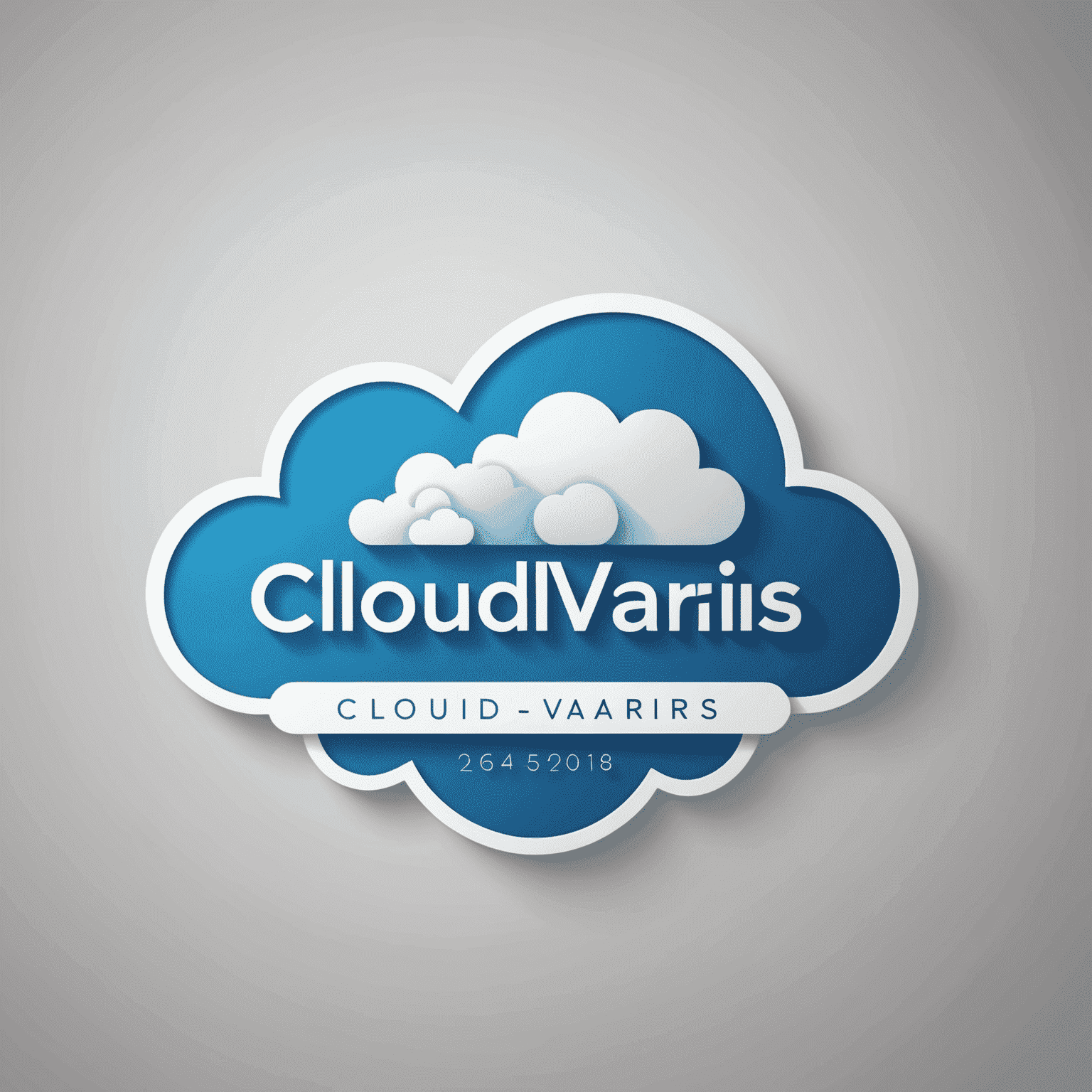 CloudXelvaris logo - Imagem estilizada de uma nuvem com o nome da empresa