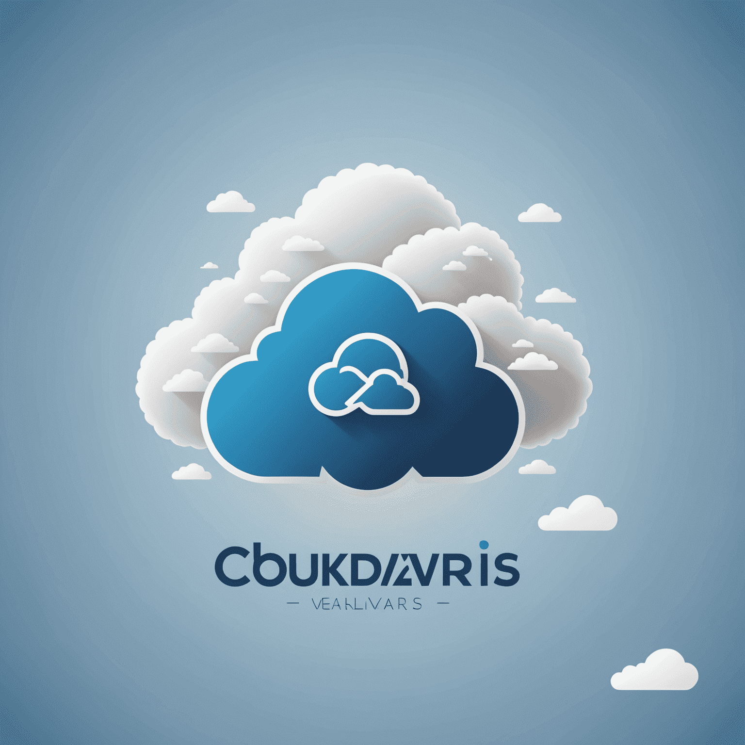 CloudXelvaris logo - Imagem estilizada de uma nuvem com o nome da empresa