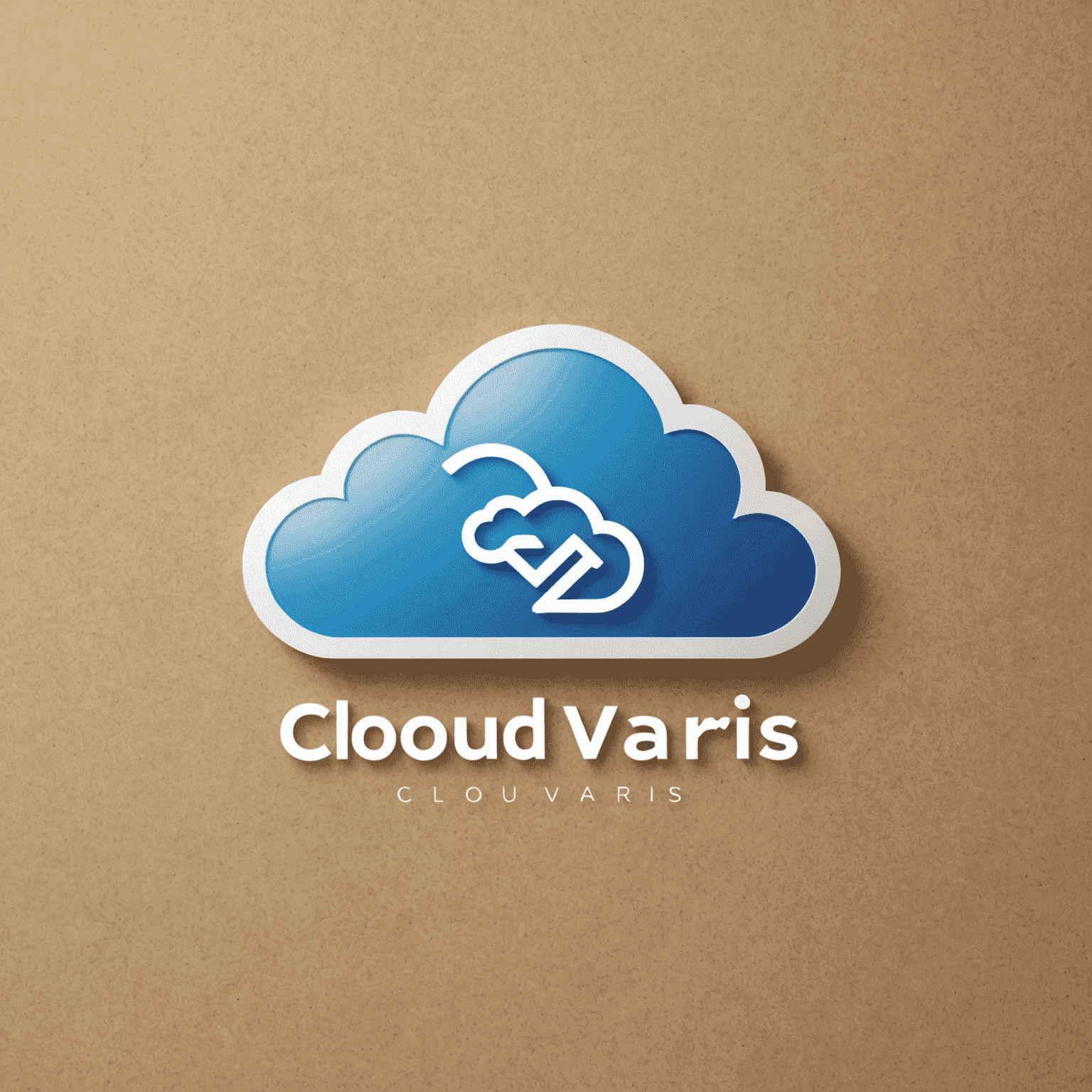 CloudXelvaris logo - Imagem estilizada de uma nuvem com o nome da empresa