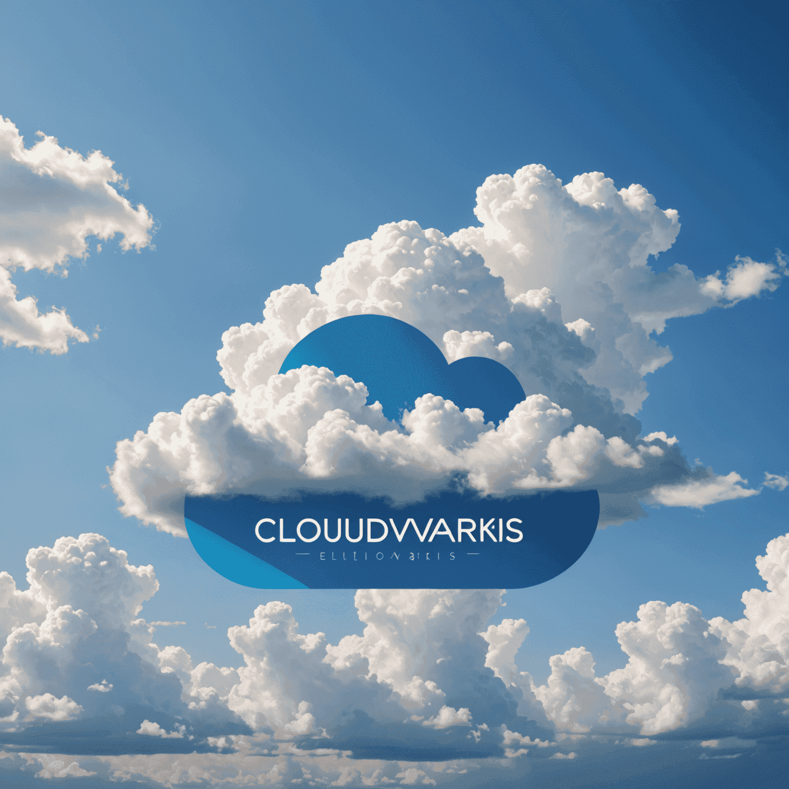 CloudXelvaris logo - Imagem estilizada de uma nuvem com o nome da empresa