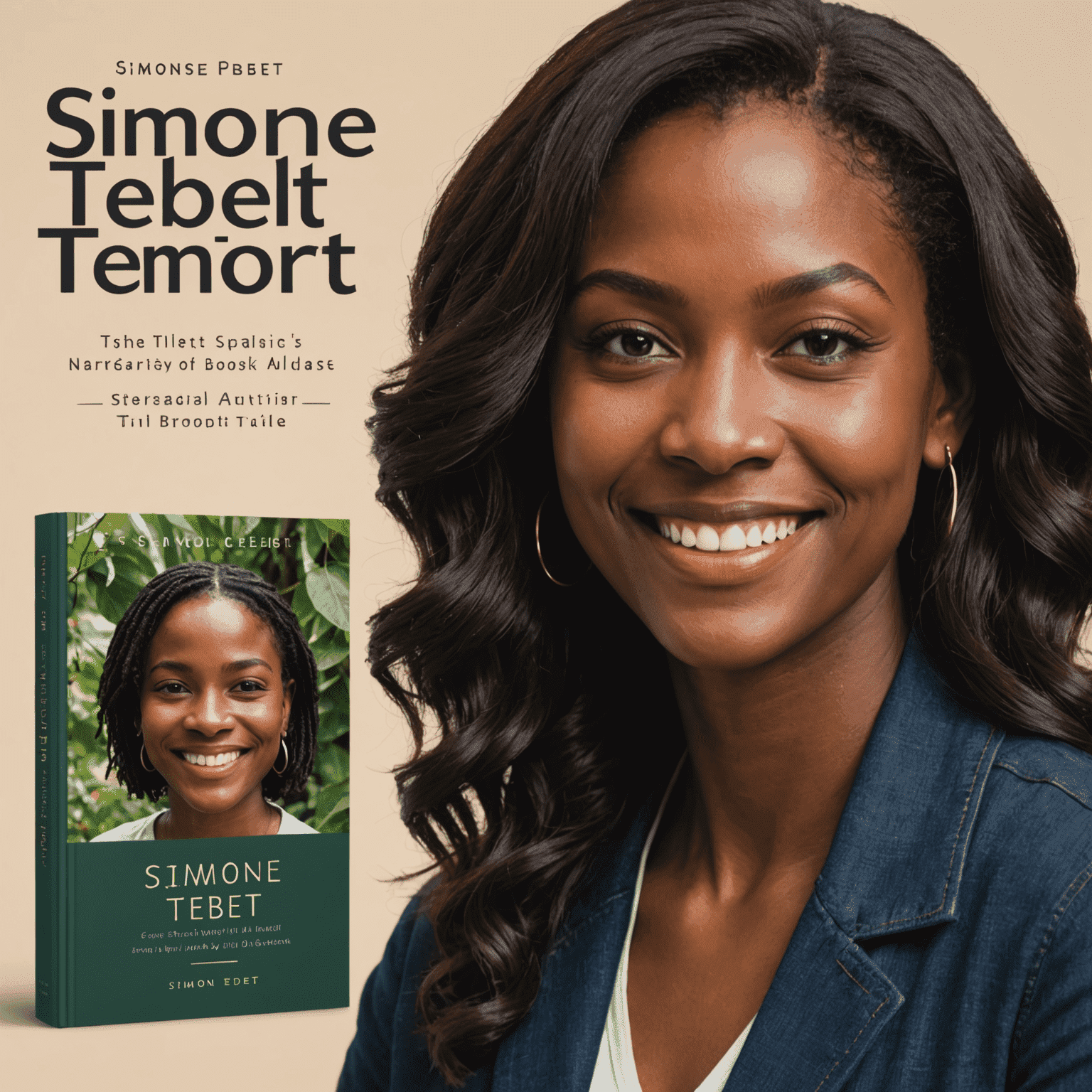 Imagem da capa do novo livro de Simone Tebet, mostrando a autora sorrindo e o título do livro em destaque